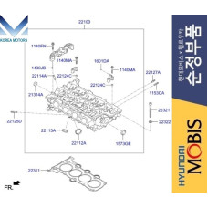 mobis head cylinder for egine t-gdi g4fj hyundai kia 2012-20